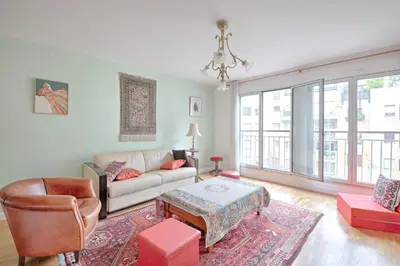 Coin salon dans l'établissement Appartement Martino - Welkeys