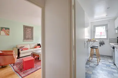 Un ou plusieurs lits dans un hébergement de l'établissement Appartement Martino - Welkeys