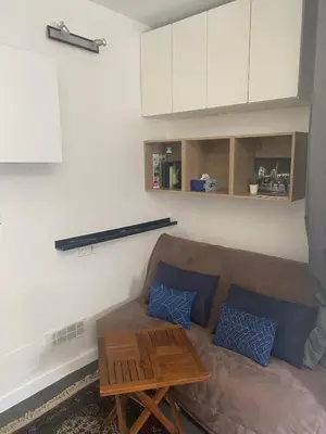 Cuisine ou kitchenette dans l'établissement Cosy studio Paris Opera with lift Ascenseur