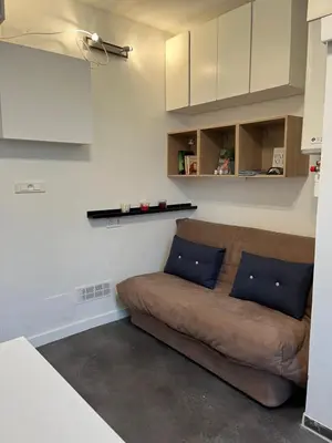 Cuisine ou kitchenette dans l'établissement Cosy studio Paris Opera with lift Ascenseur