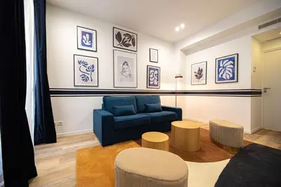 Coin salon dans l'établissement Cosy home - Haut marais