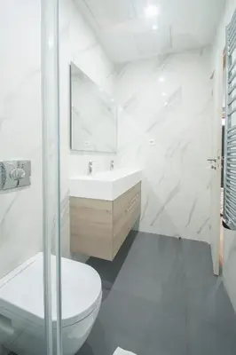 Salle de bains dans l'établissement Cosy home - Haut marais