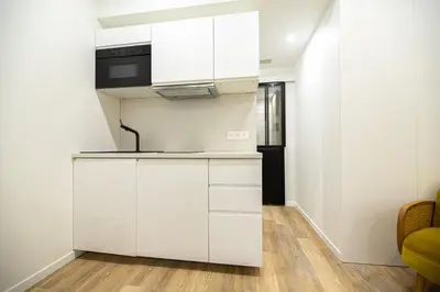 Cuisine ou kitchenette dans l'établissement Cosy home - Haut marais