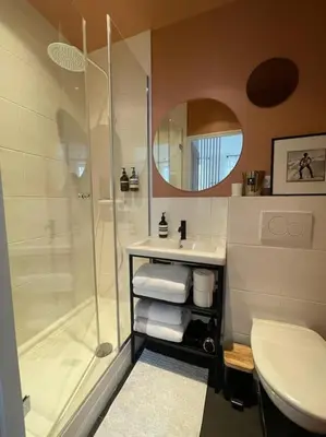 Salle de bains dans l'établissement Marais - Bright one-bedroom decorated with taste