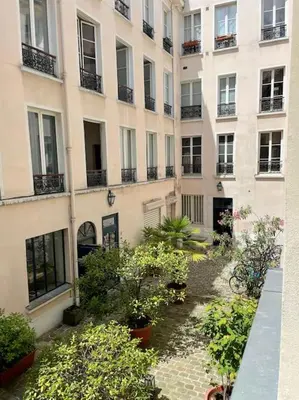 Jardin de l'établissement Marais - Quiet one-bedroom decorated with taste