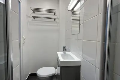 Salle de bains dans l'établissement Cozy studio in Paris 15eme