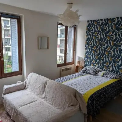Studio Paris buttes Chaumont