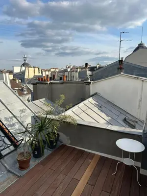 Balcon ou terrasse dans l'établissement Pretty Parisian Penthouse