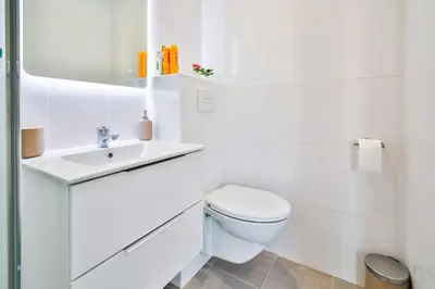 Salle de bains dans l'établissement Studio Design Près du Metro