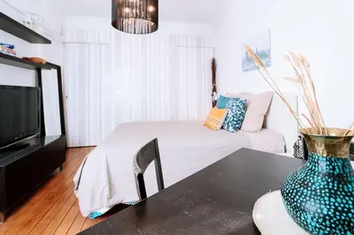 Télévision ou salle de divertissement dans l'établissement Paris Langeac Apartments