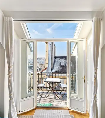 Balcon ou terrasse dans l'établissement Saint Sulpice Towers