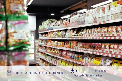 Supermarché ou boutique de l'appartement ou à proximité