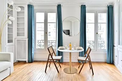 Coin salon dans l'établissement Appartement proche Gare Montparnasse - IV
