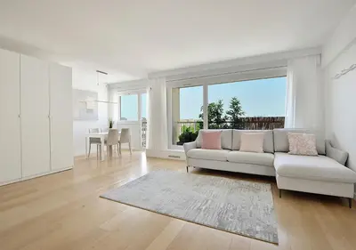 Coin salon dans l'établissement Top Floor Million Dollar View Eiffel Tower, 2 beds, 4 people