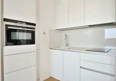 Cuisine ou kitchenette dans l'établissement Top Floor Million Dollar View Eiffel Tower, 2 beds, 4 people