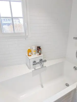 Salle de bains dans l'établissement Appartement lumineux avec terrasse à 7min de Paris