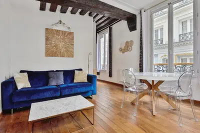 Coin salon dans l'établissement Appartement Montare - Welkeys
