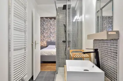 Salle de bains dans l'établissement Appartement Montare - Welkeys