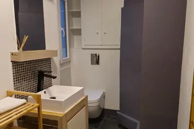 Salle de bains dans l'établissement Appartement Montare - Welkeys
