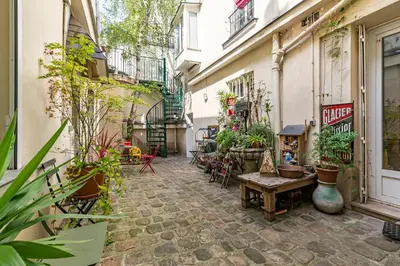 Jardin de l'établissement PARIS 3° CENTRE MARAIS -COCON CALME (PROPRETÉ +++)