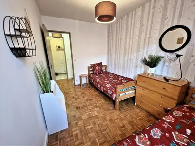 Coin salon dans l'établissement Appart' convivial 3 Ch 73m² à proximité de Paris