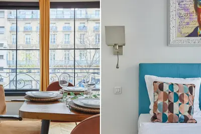 Coin salon dans l'établissement Residence Centre de Paris by Studio prestige