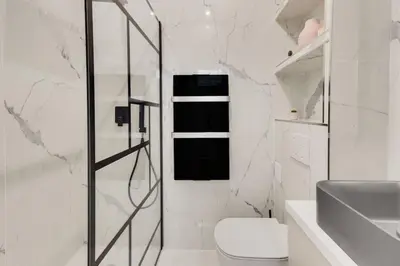 Salle de bains dans l'établissement Appartement Moderne au coeur du 7ème