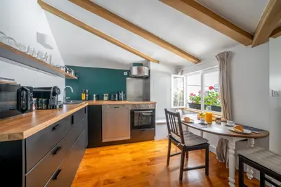 Cuisine ou kitchenette dans l'établissement My Little House in Paris * Hypercentre * Climatisé