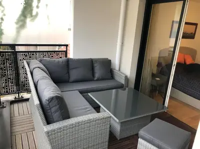 Coin salon dans l'établissement Appartement Neuf de 40 M2 à Issy-Les-Mx / Paris 15