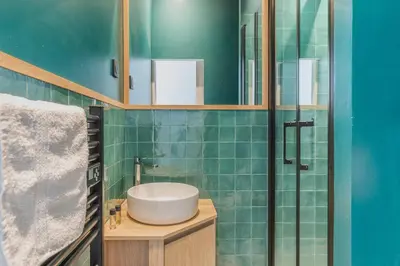 Salle de bains dans l'établissement Architect Loft - 15 min from city center - 8 guests