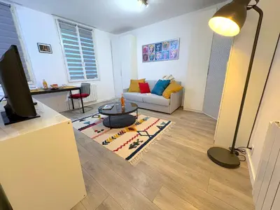Coin salon dans l'établissement le studio Rennequin