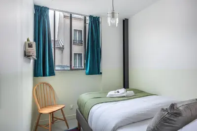 Un ou plusieurs lits dans un hébergement de l'établissement Design Architect Flat - 6 guests - 15min from Paris center