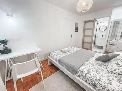 Un ou plusieurs lits dans un hébergement de l'établissement Suite familiale à Paris