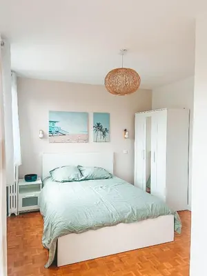 Un ou plusieurs lits dans un hébergement de l'établissement Suite familiale à Paris