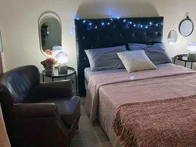 Un ou plusieurs lits dans un hébergement de l'établissement Appartement dans le Marais 3 chambres