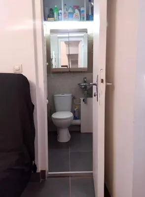 Salle de bains dans l'établissement Le 4