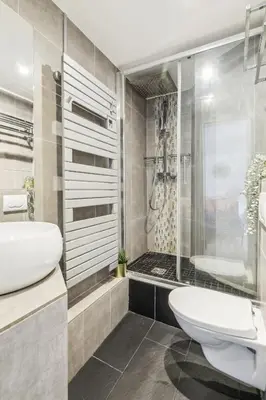 Salle de bains dans l'établissement Luxury apartment near Le Marais