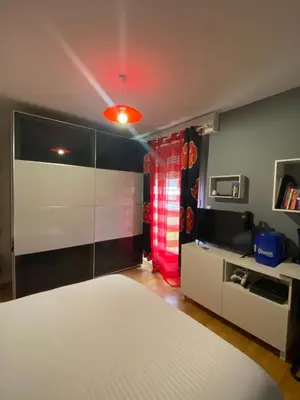 Un ou plusieurs lits dans un hébergement de l'établissement Appartement familial 140 m2 Paris 13