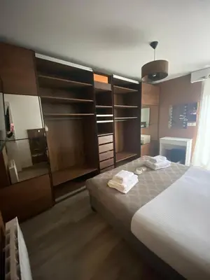 Un ou plusieurs lits dans un hébergement de l'établissement Appartement familial 140 m2 Paris 13