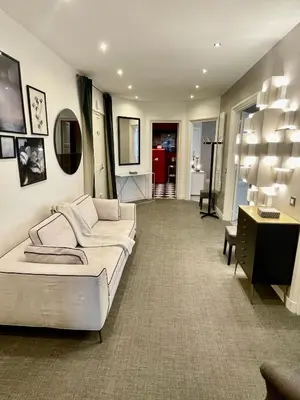Coin salon dans l'établissement Luxury apartment Times Square district