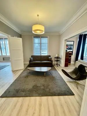 Coin salon dans l'établissement Luxury apartment Times Square district