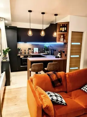 Cuisine ou kitchenette dans l'établissement Paris center - Beautiful & cosy flat