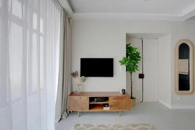 Télévision ou salle de divertissement dans l'établissement Modern Apartment -Accor Arena Bercy 1BR-4P
