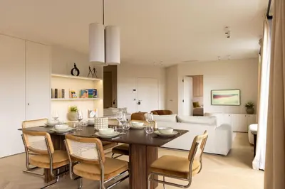 Coin salon dans l'établissement Spacious apartment - 3BR-8P - Eiffel Tower
