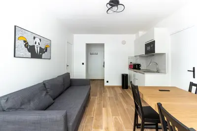Cuisine ou kitchenette dans l'établissement Nouvel Appartement Cosy Montparnasse