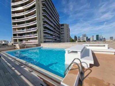 Piscine de l'établissement Comfortion Le Papillon - Appartement de luxe avec vue et piscine ou située à proximité