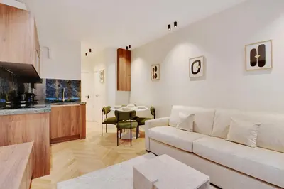 Cuisine ou kitchenette dans l'établissement New Home - 1BR-4P - Saint Germain