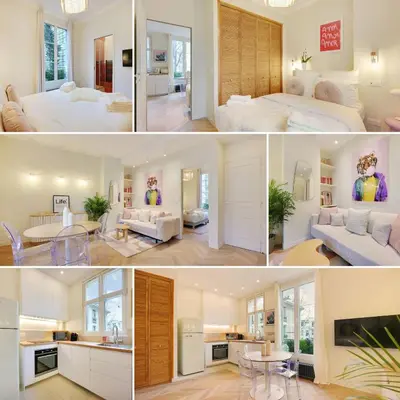 Cuisine ou kitchenette dans l'établissement Comfy Suite