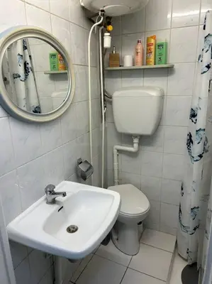 Salle de bains dans l'établissement Appart Paris 10 eme