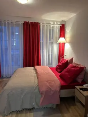 Un ou plusieurs lits dans un hébergement de l'établissement Appart Paris 10 eme